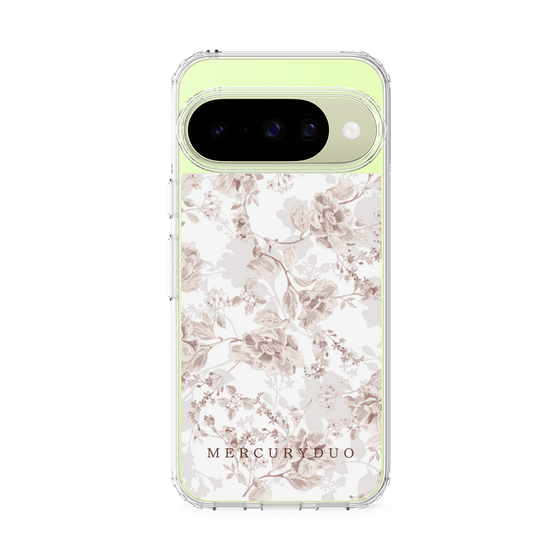 Slim Protection Case［ MERCURYDUO - NuanceFlower - Beige ］