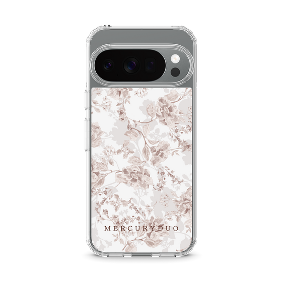 Slim Protection Case［ MERCURYDUO - NuanceFlower - Beige ］