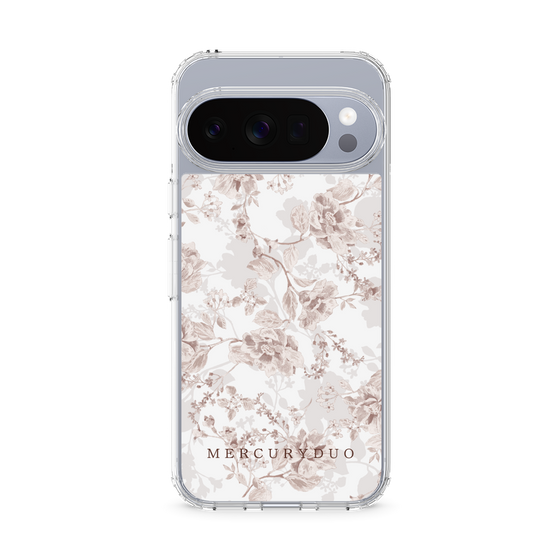 Slim Protection Case［ MERCURYDUO - NuanceFlower - Beige ］