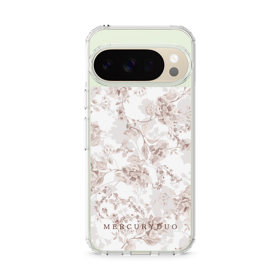 Slim Protection Case［ MERCURYDUO - NuanceFlower - Beige ］