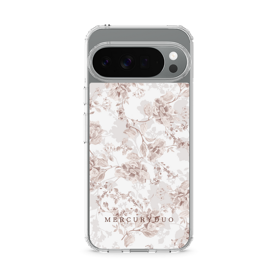 Slim Protection Case［ MERCURYDUO - NuanceFlower - Beige ］