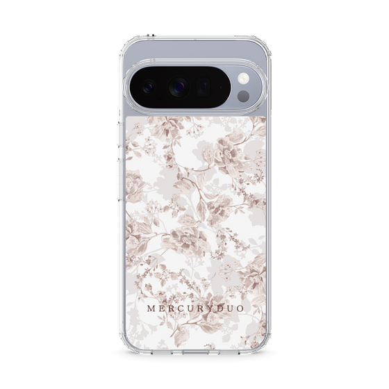 Slim Protection Case［ MERCURYDUO - NuanceFlower - Beige ］
