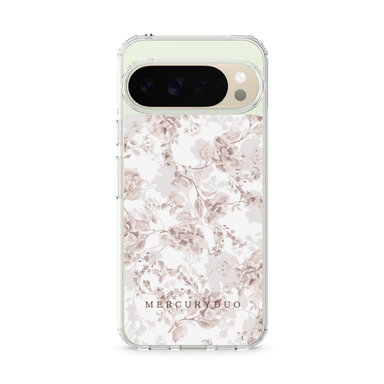 Slim Protection Case［ MERCURYDUO - NuanceFlower - Beige ］