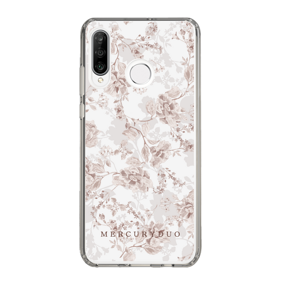 Slim Protection Case［ MERCURYDUO - NuanceFlower - Beige ］