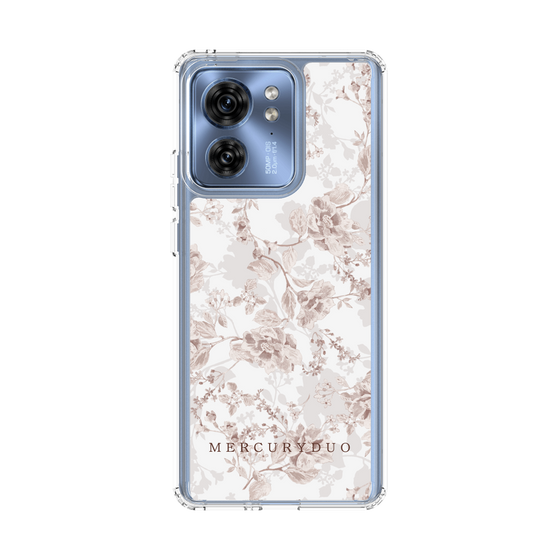 Slim Protection Case［ MERCURYDUO - NuanceFlower - Beige ］