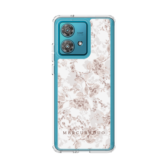 Slim Protection Case［ MERCURYDUO - NuanceFlower - Beige ］
