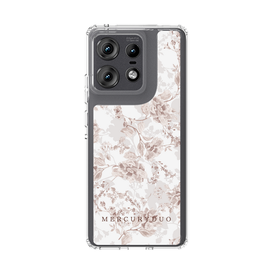Slim Protection Case［ MERCURYDUO - NuanceFlower - Beige ］