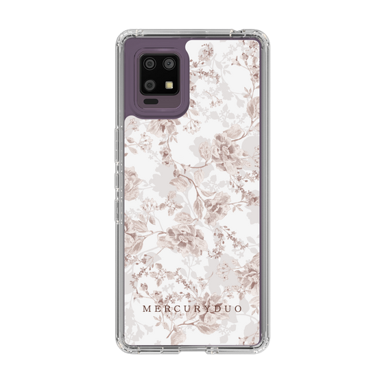 Slim Protection Case［ MERCURYDUO - NuanceFlower - Beige ］