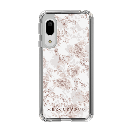 Slim Protection Case［ MERCURYDUO - NuanceFlower - Beige ］