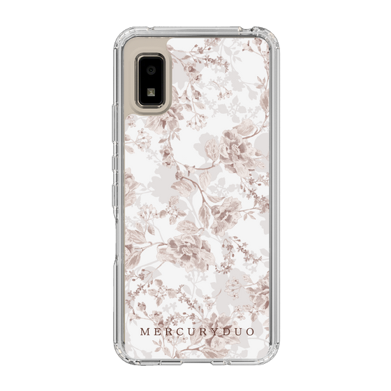Slim Protection Case［ MERCURYDUO - NuanceFlower - Beige ］