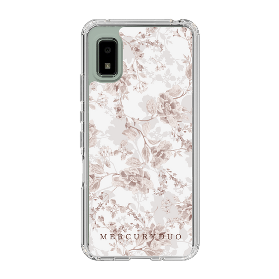 Slim Protection Case［ MERCURYDUO - NuanceFlower - Beige ］