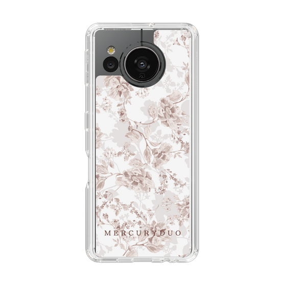 Slim Protection Case［ MERCURYDUO - NuanceFlower - Beige ］