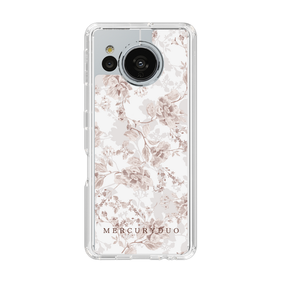 Slim Protection Case［ MERCURYDUO - NuanceFlower - Beige ］