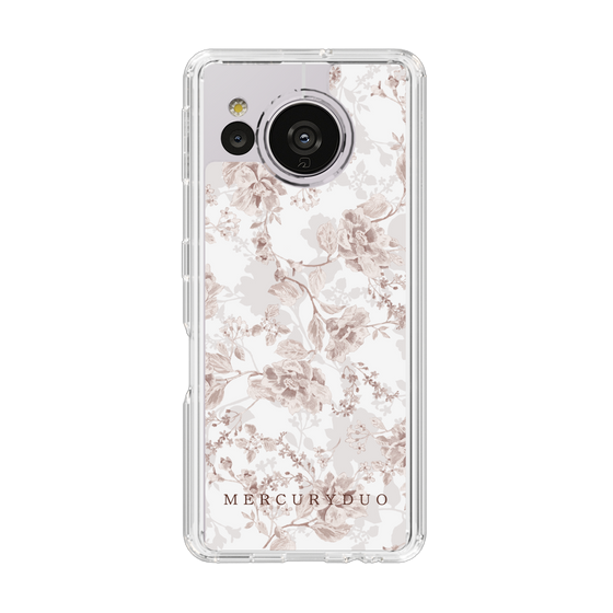 Slim Protection Case［ MERCURYDUO - NuanceFlower - Beige ］