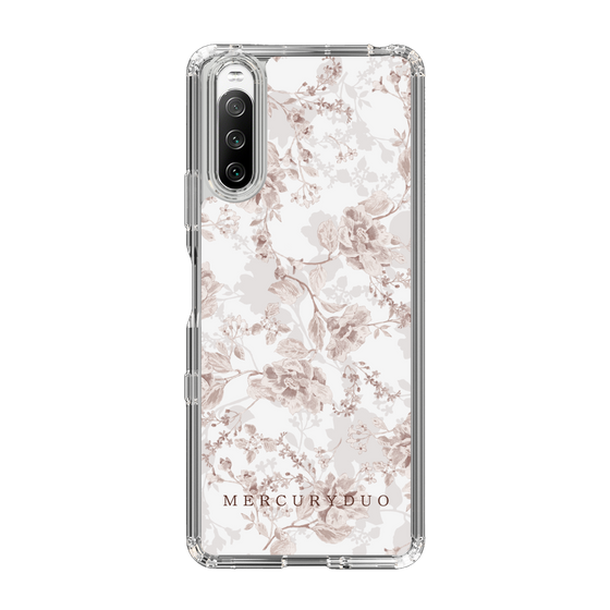 Slim Protection Case［ MERCURYDUO - NuanceFlower - Beige ］