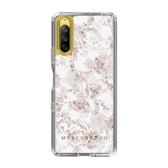 Slim Protection Case［ MERCURYDUO - NuanceFlower - Beige ］