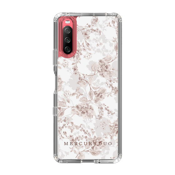 Slim Protection Case［ MERCURYDUO - NuanceFlower - Beige ］