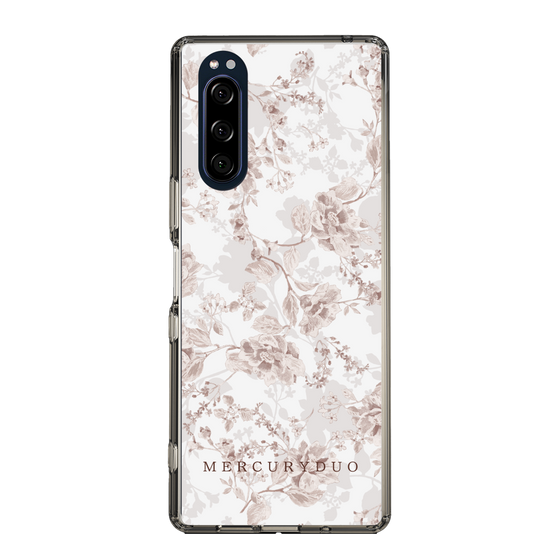 Slim Protection Case［ MERCURYDUO - NuanceFlower - Beige ］