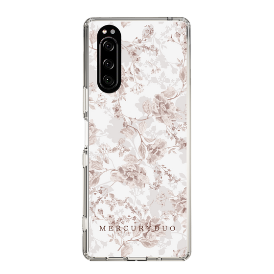 Slim Protection Case［ MERCURYDUO - NuanceFlower - Beige ］