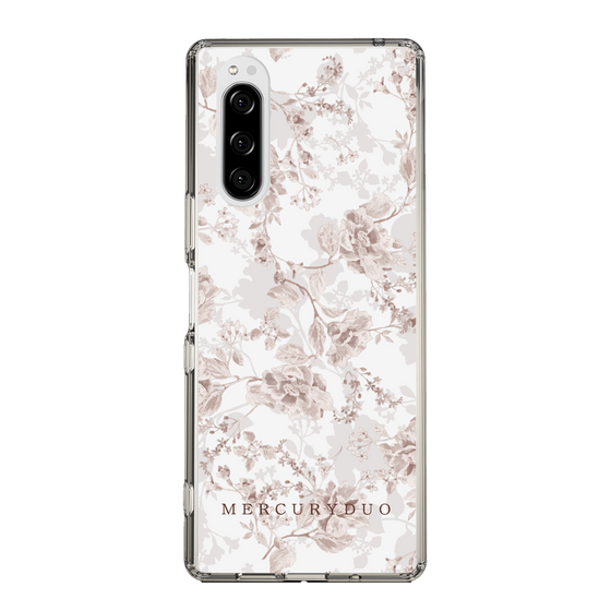 Slim Protection Case［ MERCURYDUO - NuanceFlower - Beige ］