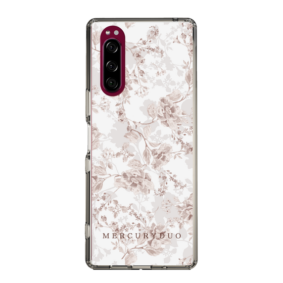 Slim Protection Case［ MERCURYDUO - NuanceFlower - Beige ］