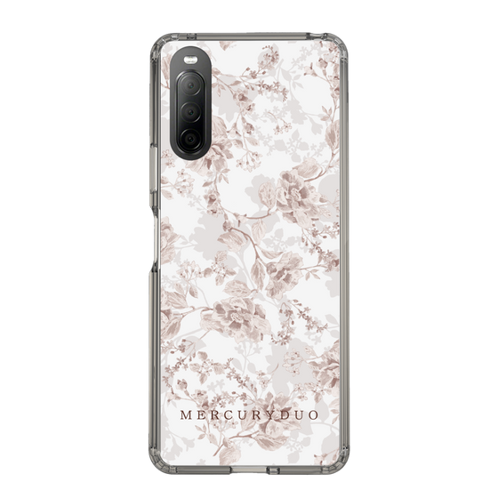 Slim Protection Case［ MERCURYDUO - NuanceFlower - Beige ］