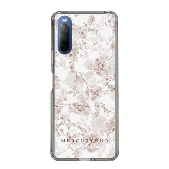 Slim Protection Case［ MERCURYDUO - NuanceFlower - Beige ］