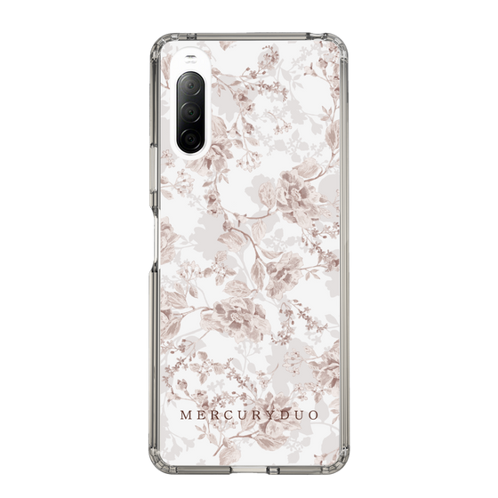 Slim Protection Case［ MERCURYDUO - NuanceFlower - Beige ］