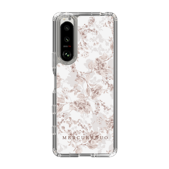 Slim Protection Case［ MERCURYDUO - NuanceFlower - Beige ］