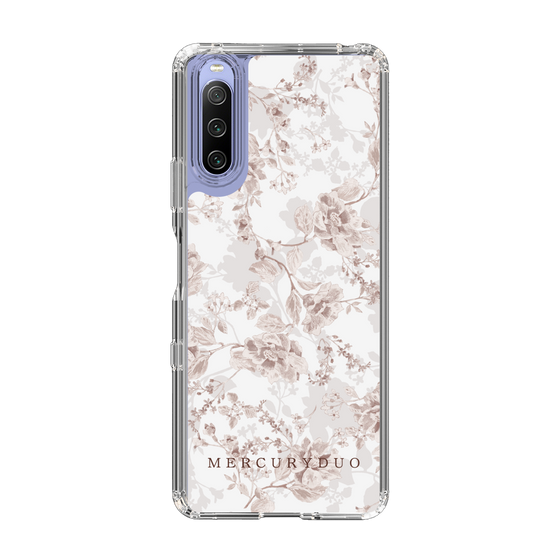 Slim Protection Case［ MERCURYDUO - NuanceFlower - Beige ］