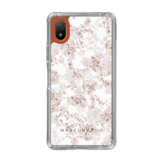 Slim Protection Case［ MERCURYDUO - NuanceFlower - Beige ］