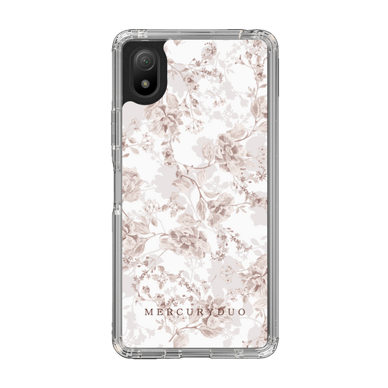 Slim Protection Case［ MERCURYDUO - NuanceFlower - Beige ］