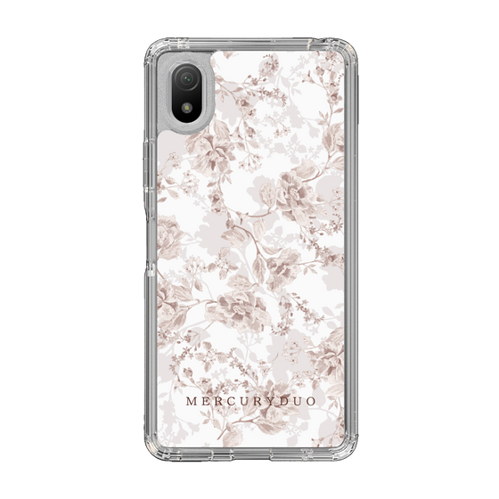 Slim Protection Case［ MERCURYDUO - NuanceFlower - Beige ］