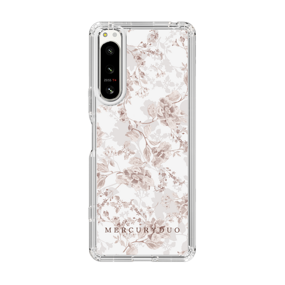 Slim Protection Case［ MERCURYDUO - NuanceFlower - Beige ］