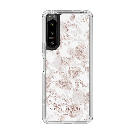 Slim Protection Case［ MERCURYDUO - NuanceFlower - Beige ］