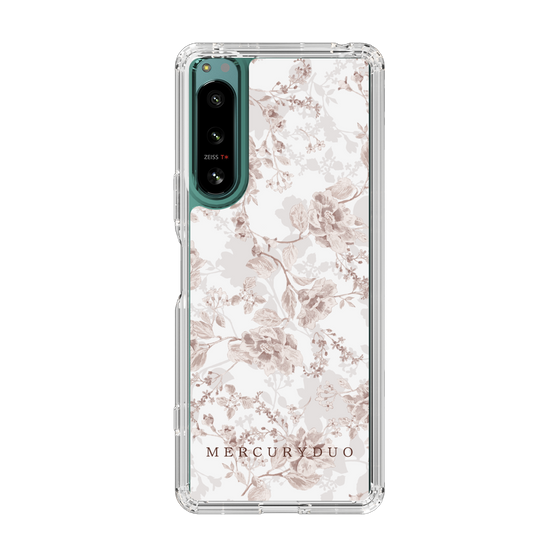Slim Protection Case［ MERCURYDUO - NuanceFlower - Beige ］