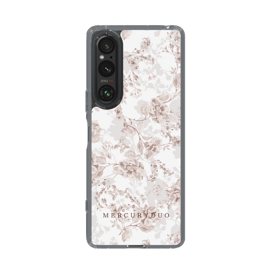 Slim Protection Case［ MERCURYDUO - NuanceFlower - Beige ］
