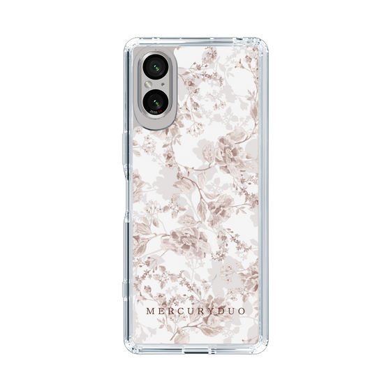 Slim Protection Case［ MERCURYDUO - NuanceFlower - Beige ］