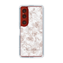 Slim Protection Case［ MERCURYDUO - NuanceFlower - Beige ］