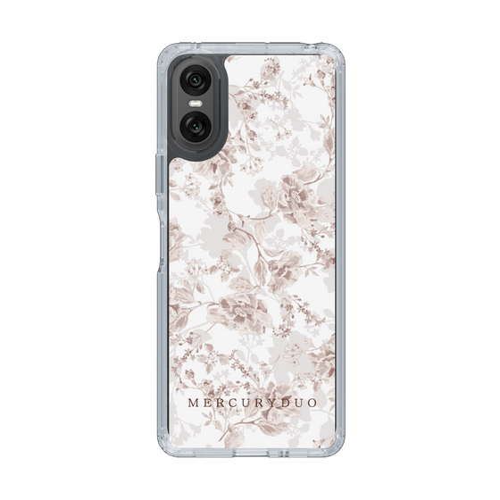 Slim Protection Case［ MERCURYDUO - NuanceFlower - Beige ］
