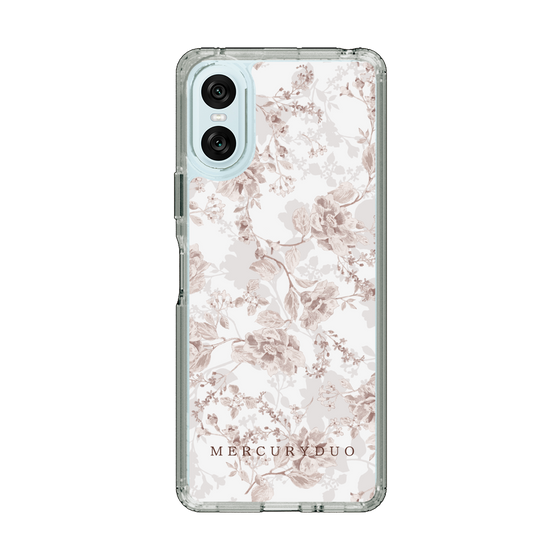 Slim Protection Case［ MERCURYDUO - NuanceFlower - Beige ］