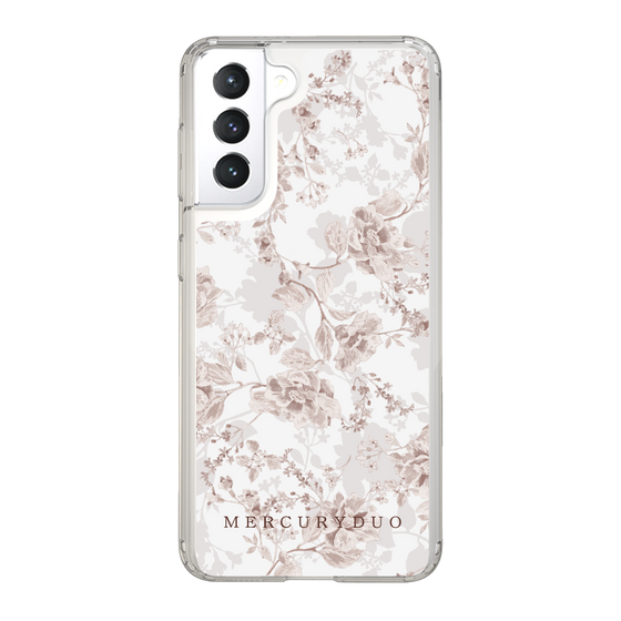 Slim Protection Case［ MERCURYDUO - NuanceFlower - Beige ］