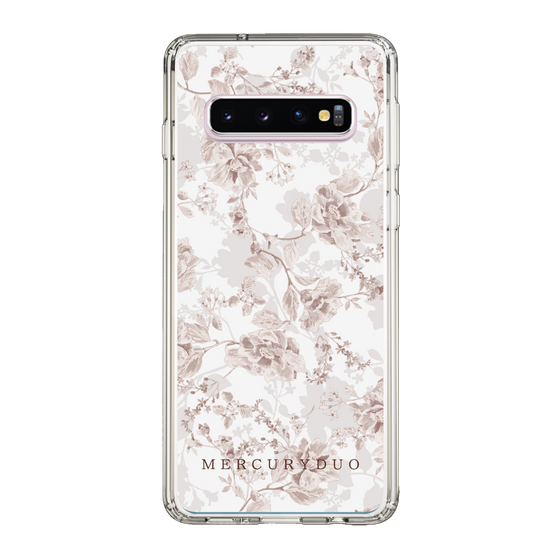 Slim Protection Case［ MERCURYDUO - NuanceFlower - Beige ］