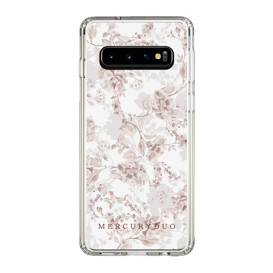 Slim Protection Case［ MERCURYDUO - NuanceFlower - Beige ］