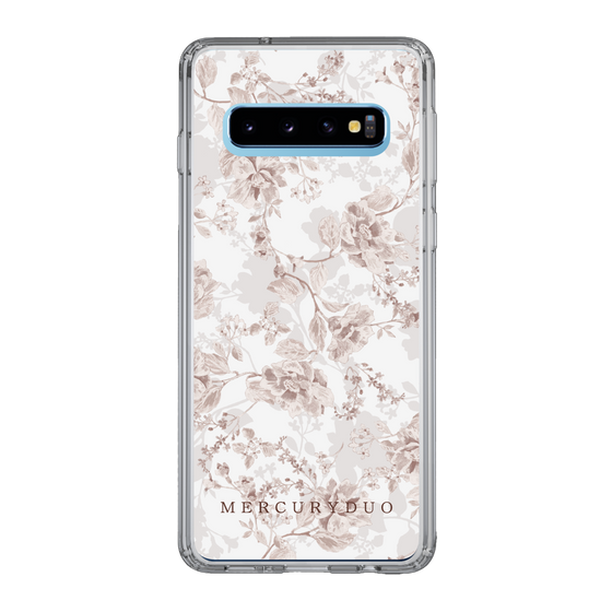 Slim Protection Case［ MERCURYDUO - NuanceFlower - Beige ］