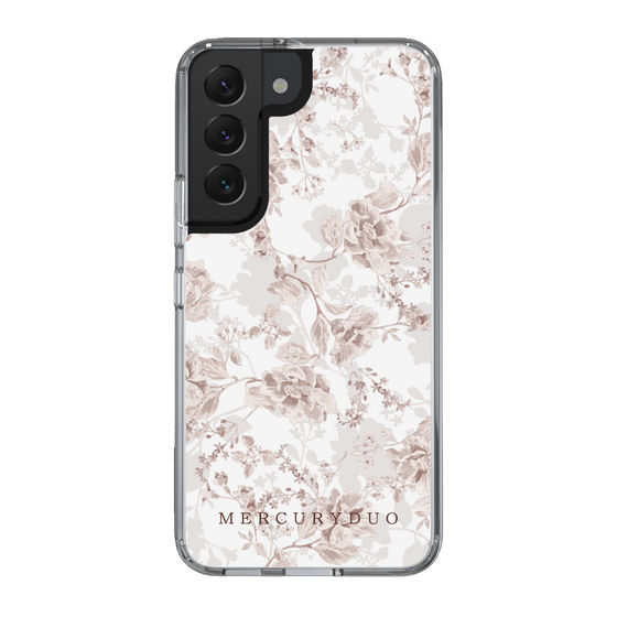 Slim Protection Case［ MERCURYDUO - NuanceFlower - Beige ］