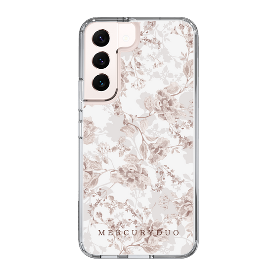 Slim Protection Case［ MERCURYDUO - NuanceFlower - Beige ］