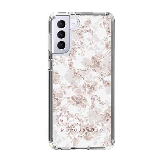 Slim Protection Case［ MERCURYDUO - NuanceFlower - Beige ］