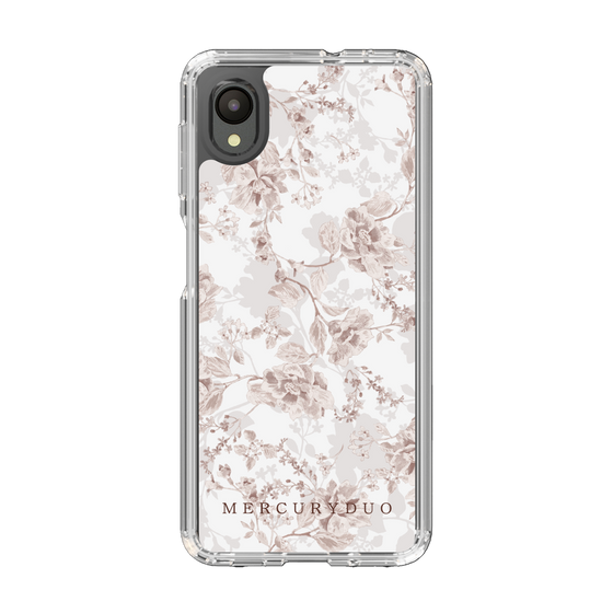 Slim Protection Case［ MERCURYDUO - NuanceFlower - Beige ］