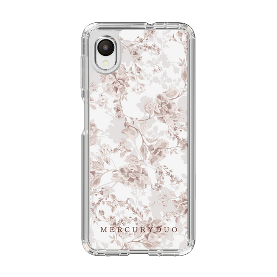 Slim Protection Case［ MERCURYDUO - NuanceFlower - Beige ］